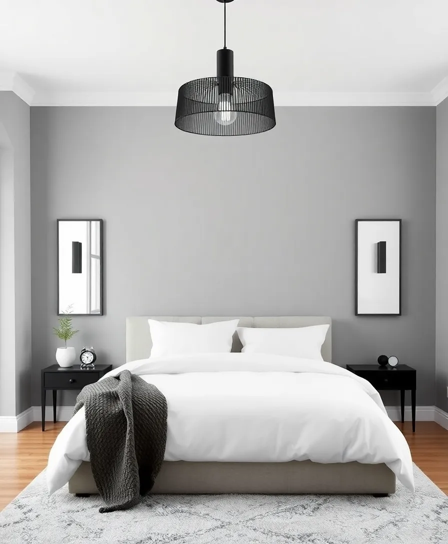 21 Stunning Minimalist Bedroom Ideas That Prove Less Really is More! - 3. Statement Lighting