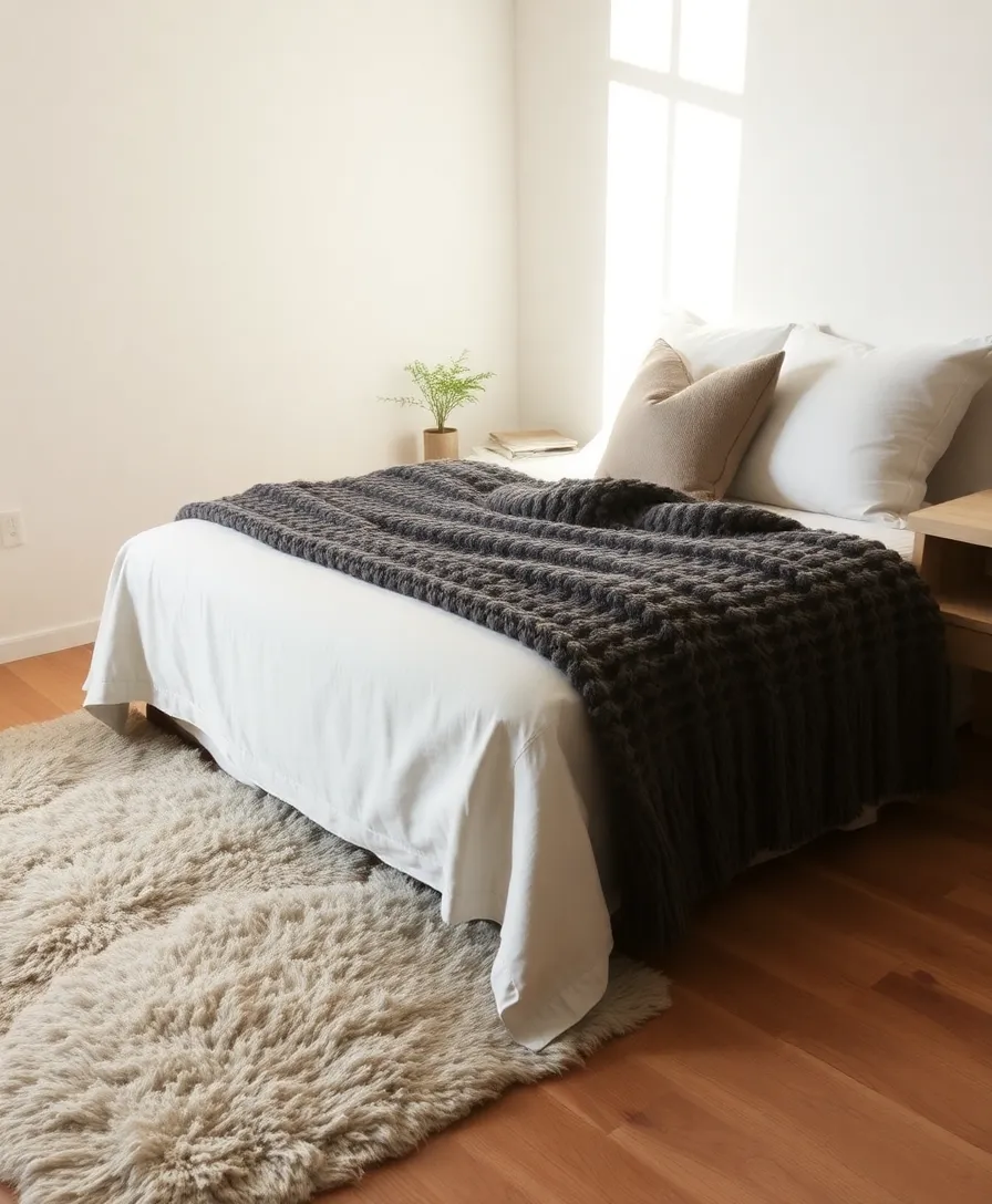 21 Stunning Minimalist Bedroom Ideas That Prove Less Really is More! - 7. Textured Layers