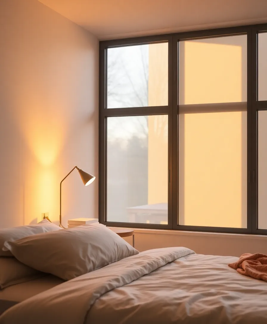 21 Amazing Minimalist Bedroom Design Ideas You Need to See - 17. Soft Lighting