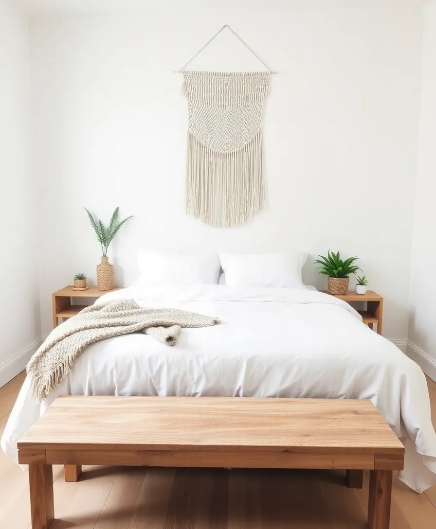 21 Amazing Minimalist Bedroom Design Ideas You Need to See - 6. Minimalist Bohemian